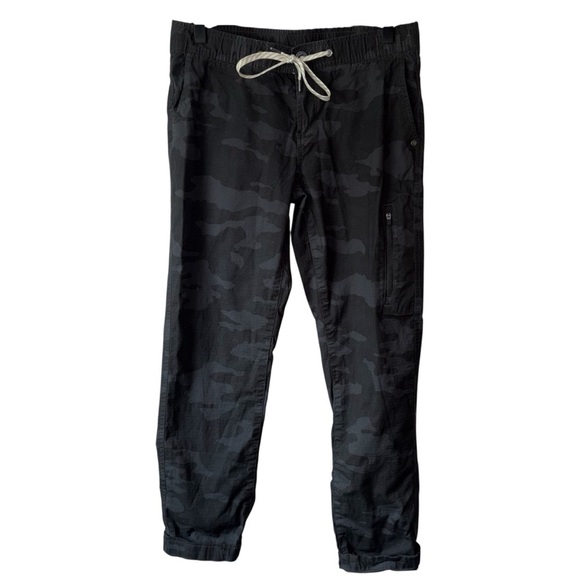 Vuori Ripstop Camo Jogger Pants Black Gray Size Small Sporty Outdoor Athletic - Picture 4 of 6